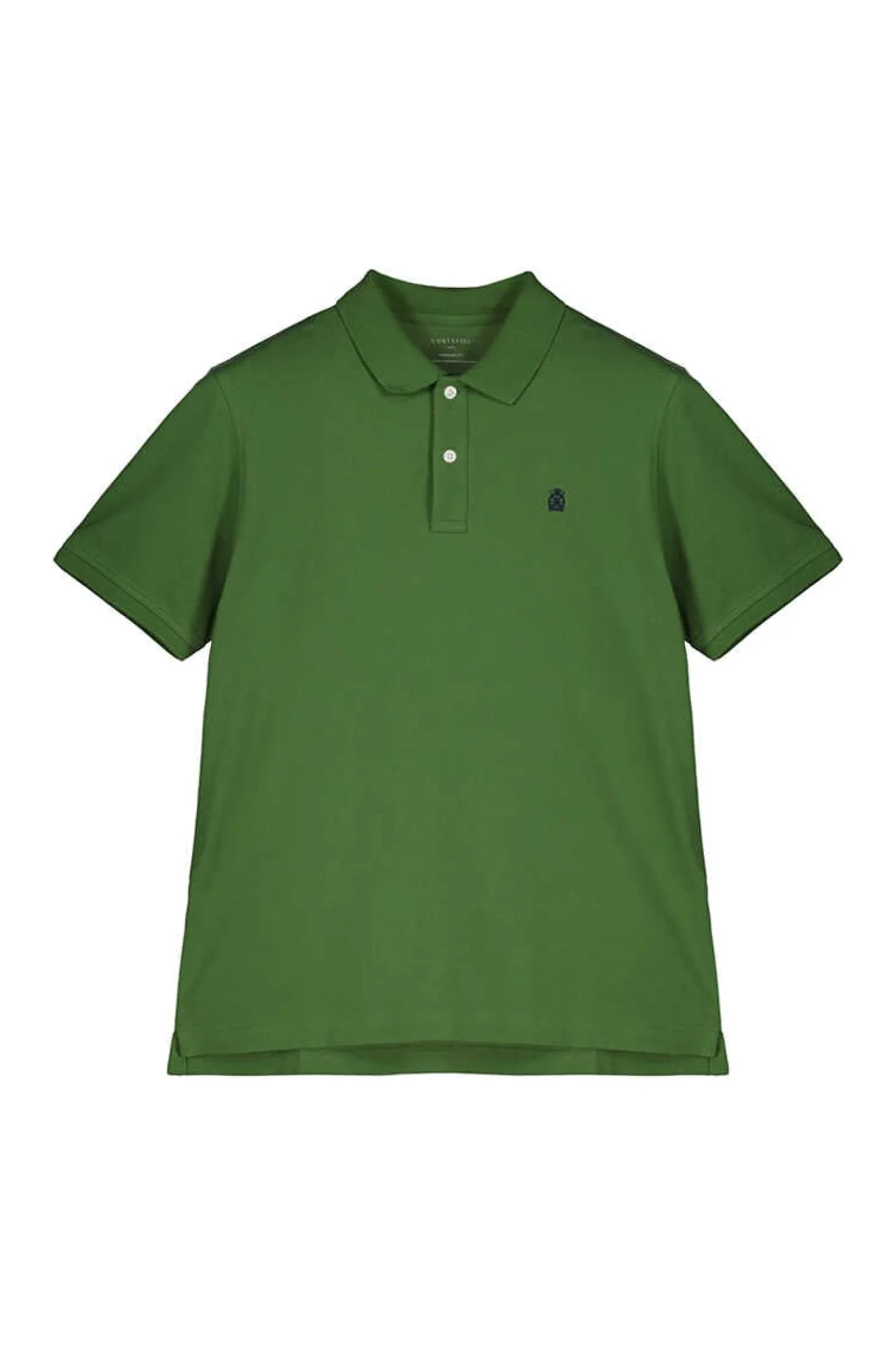 Cortefiel Polo Basico Verde Discount