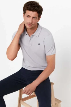 Cortefiel Polo Basico Cinzento Hot