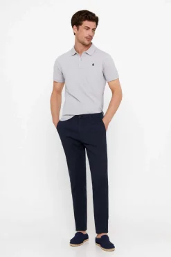 Cortefiel Polo Basico Cinzento Hot