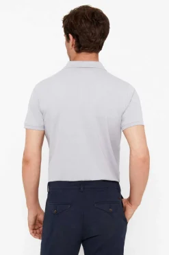 Cortefiel Polo Basico Cinzento Hot