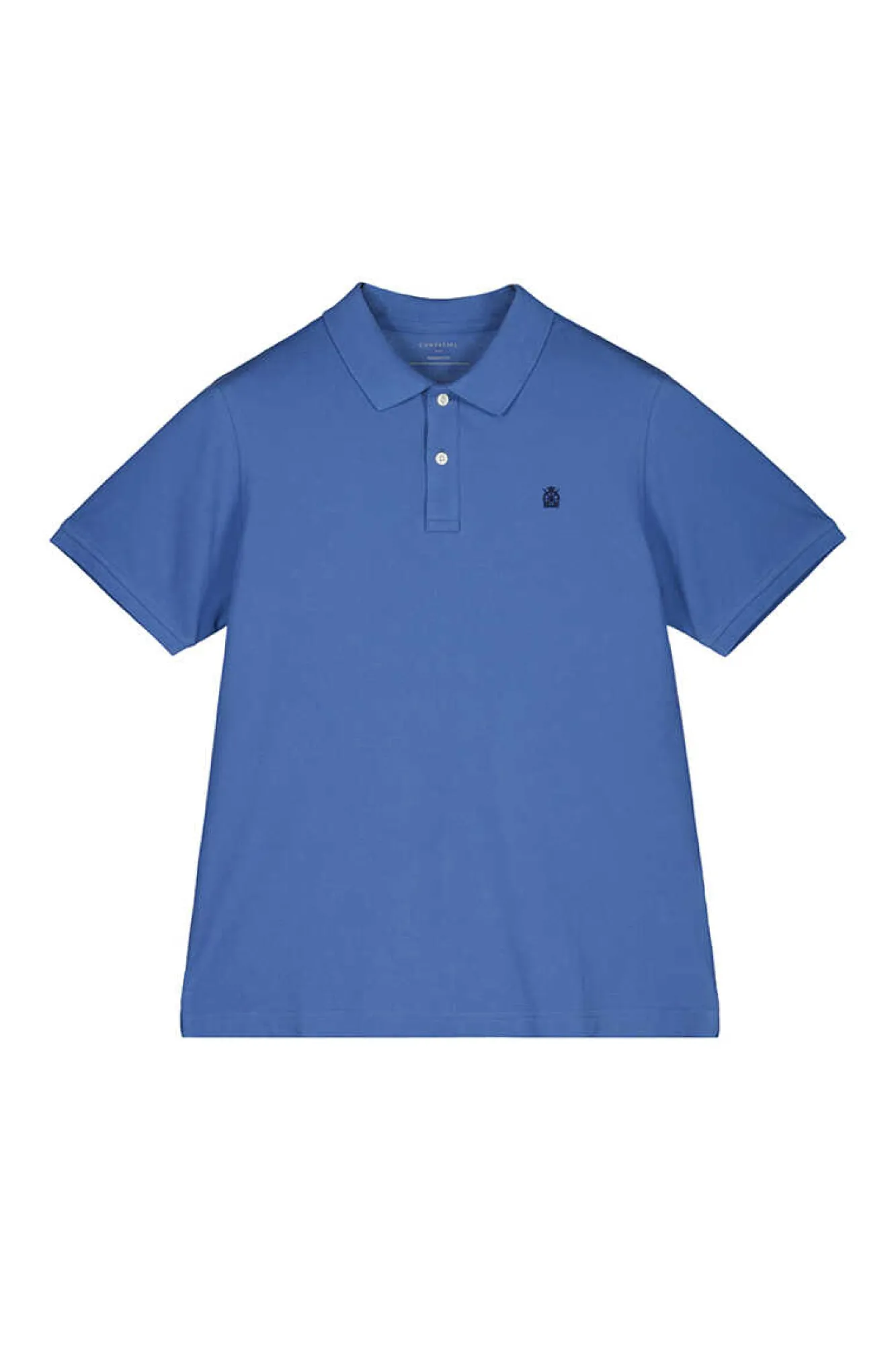 Cortefiel Polo Basico Azul Sale