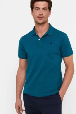 Cortefiel Polo Basico Azul Outlet