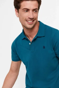 Cortefiel Polo Basico Azul Outlet