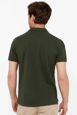 Cortefiel Polo Basico Verde Discount