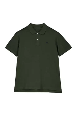 Cortefiel Polo Basico Verde Discount
