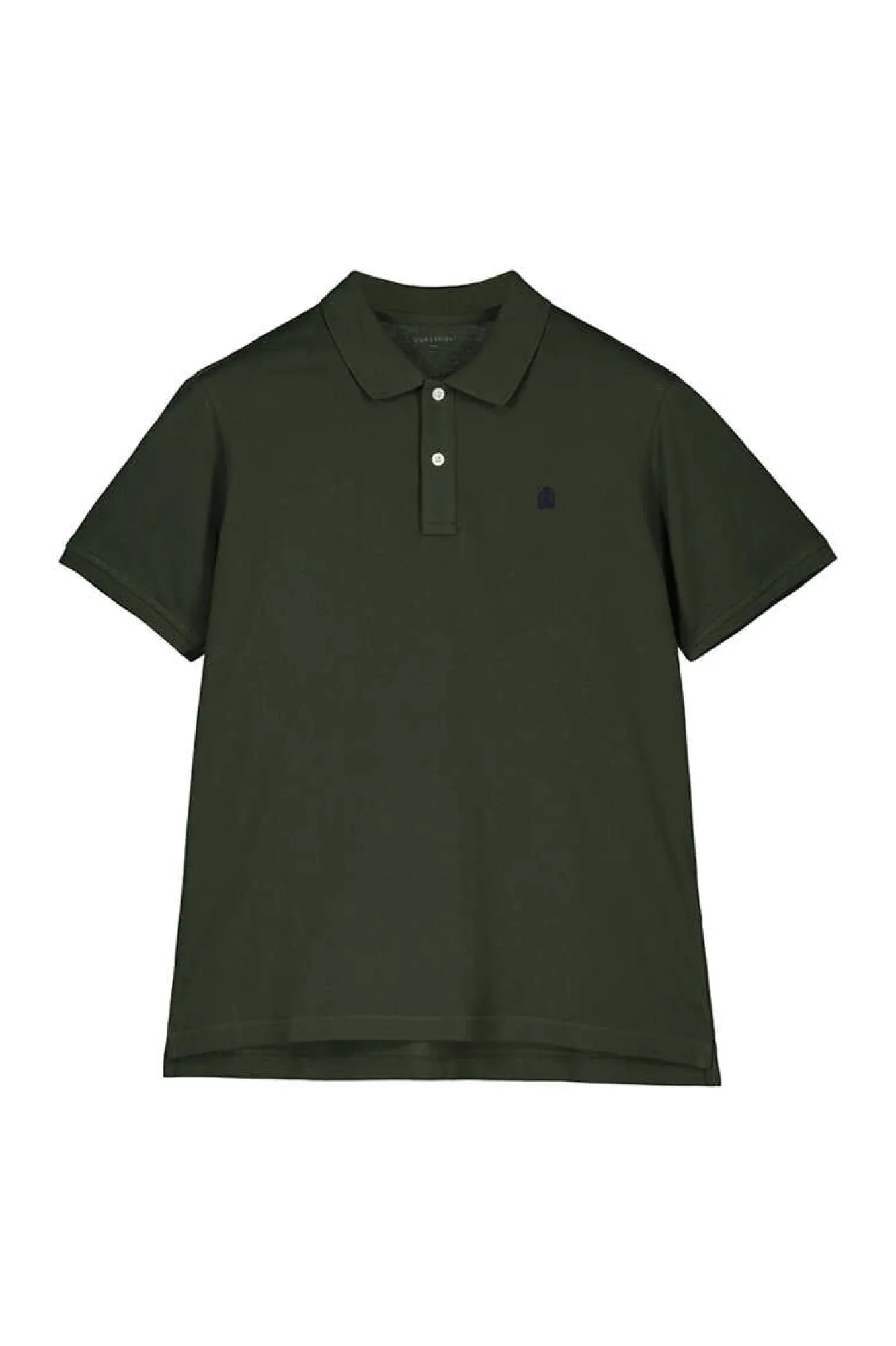 Cortefiel Polo Basico Verde Discount
