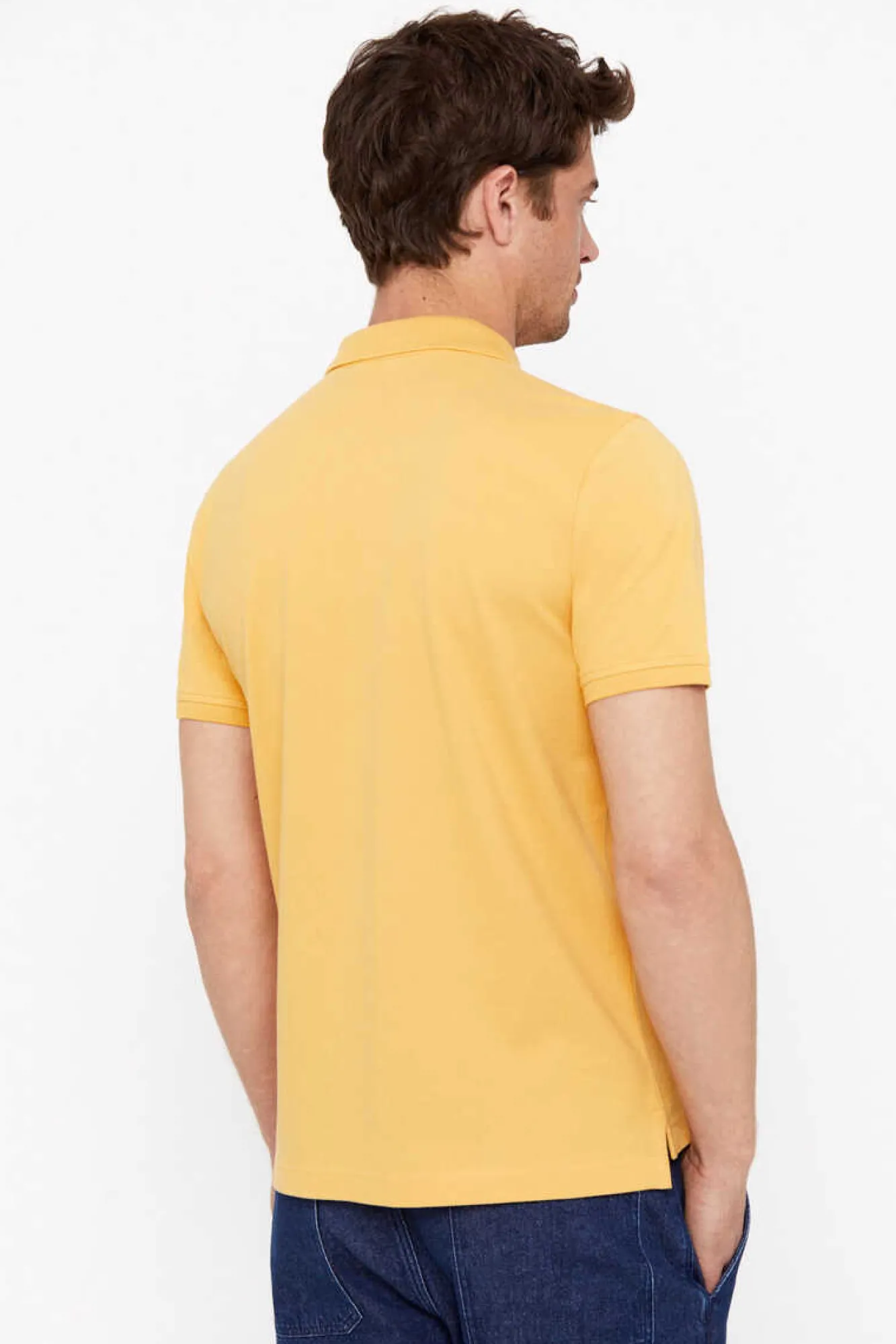 Cortefiel Polo Basico Dourado Online
