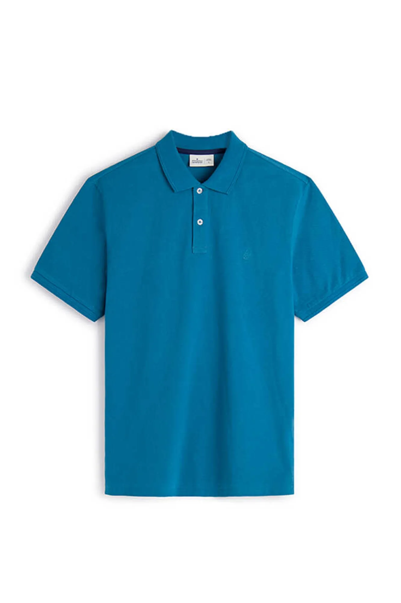 Springfield Polo Basico Pique Slim Azul Outlet