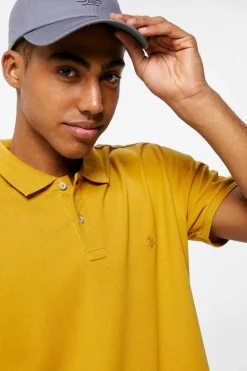 Springfield Polo Basico Pique Slim Amarelo Clearance