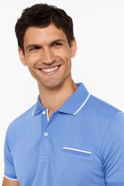 Cortefiel Polo Coolmax Fresh ® Azul Clearance