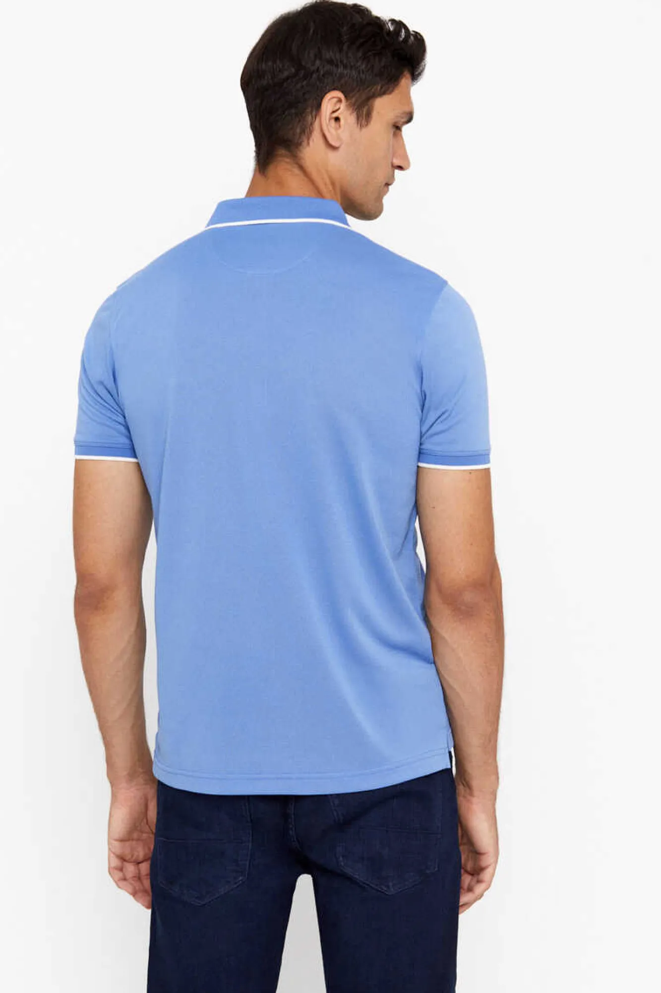 Cortefiel Polo Coolmax Fresh ® Azul Clearance