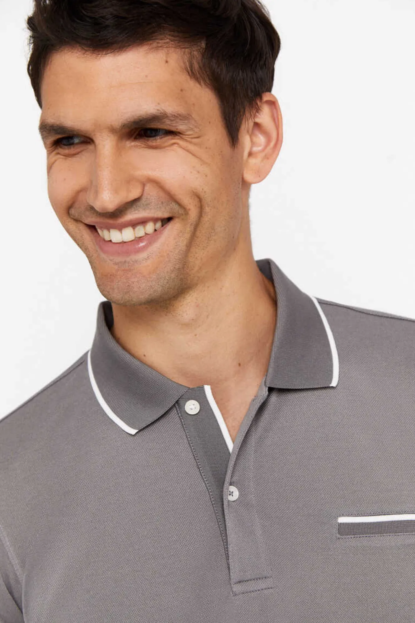 Cortefiel Polo Coolmax Fresh ® Cinzento Outlet