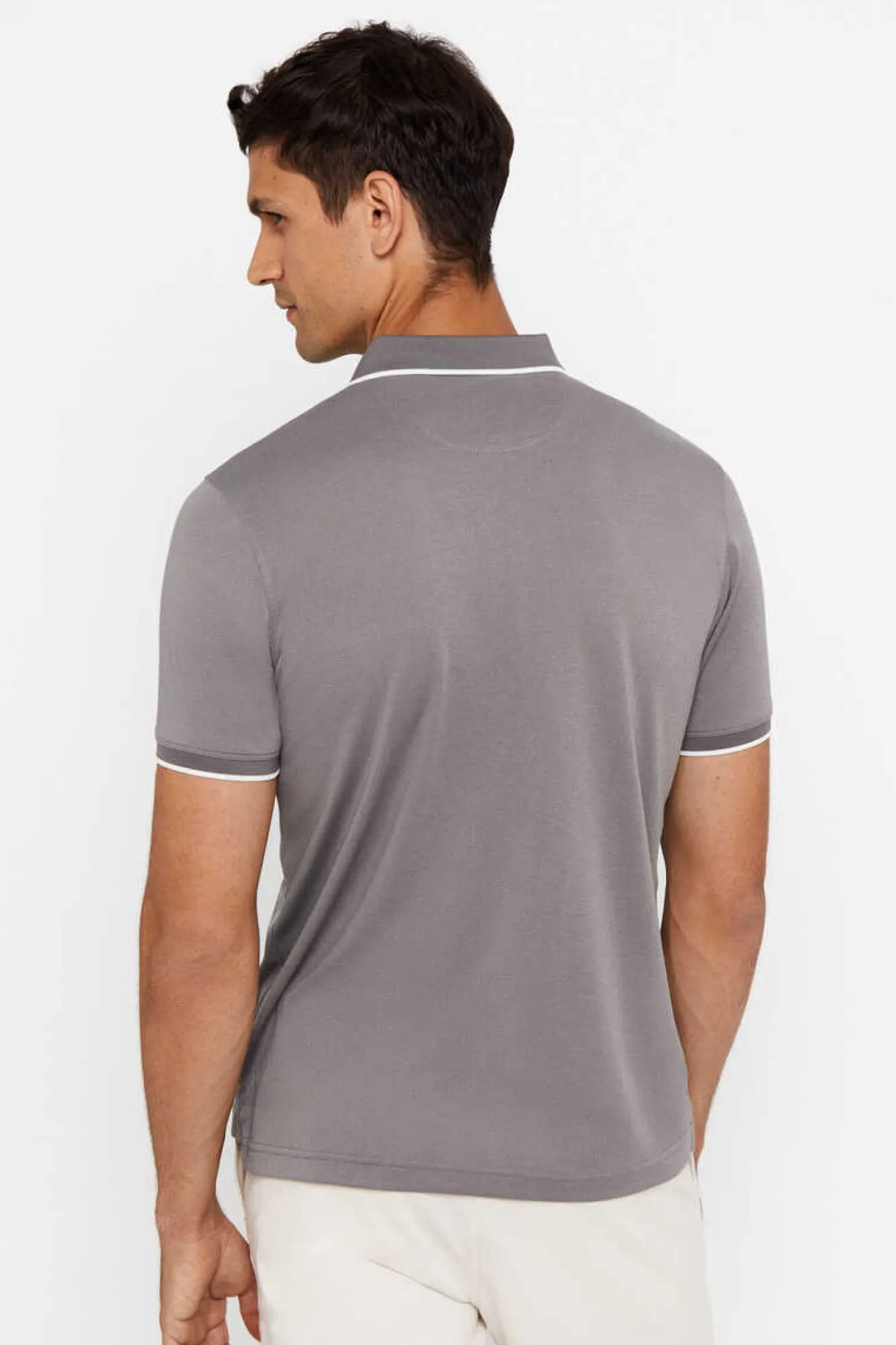 Cortefiel Polo Coolmax Fresh ® Cinzento Outlet