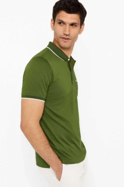 Cortefiel Polo Coolmax Fresh ® Verde Outlet