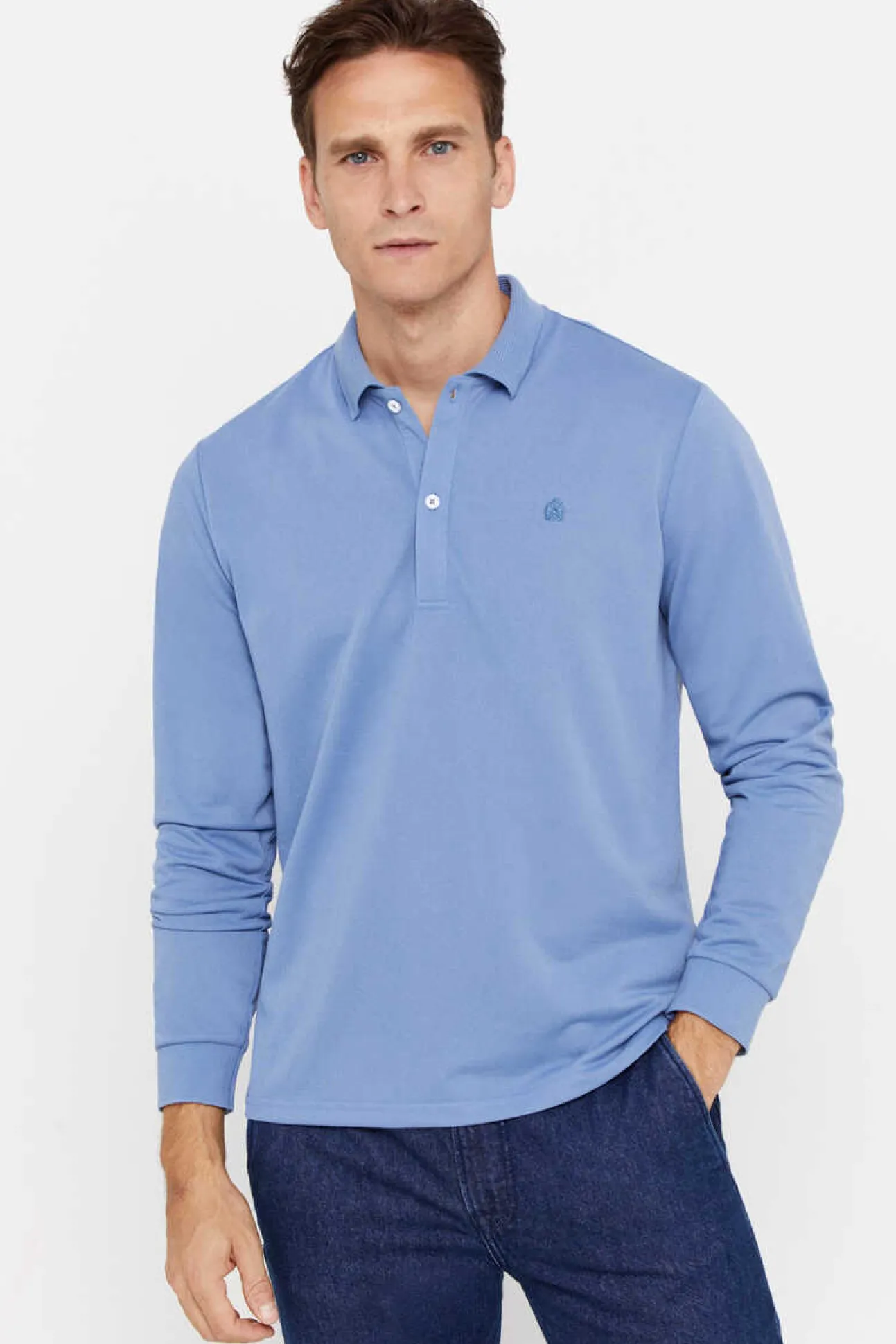 Polo Coolmax Manga Comprida