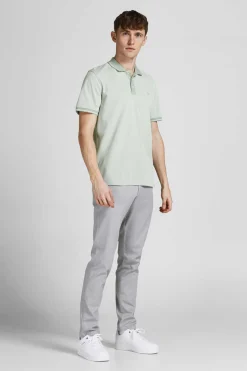 Jack & Jones Polo De Algodao De Homem Verde Hot