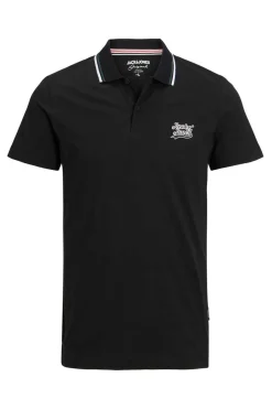 Jack & Jones Polo De Manga Curta Preto Online