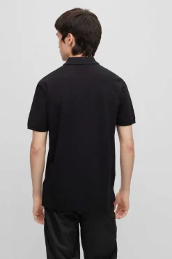 HUGO Polo De Pique Preto Hot