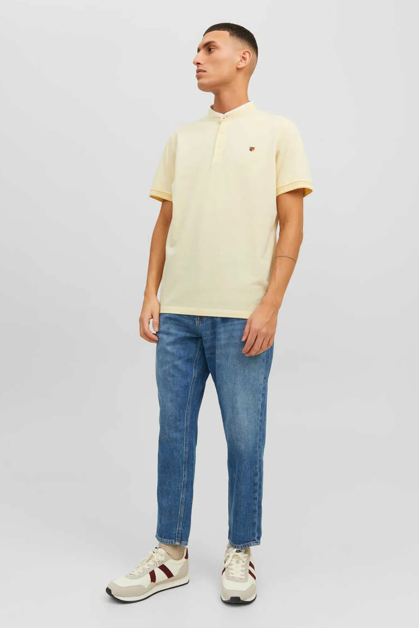 Jack & Jones Polo Gola Mao Banana Outlet