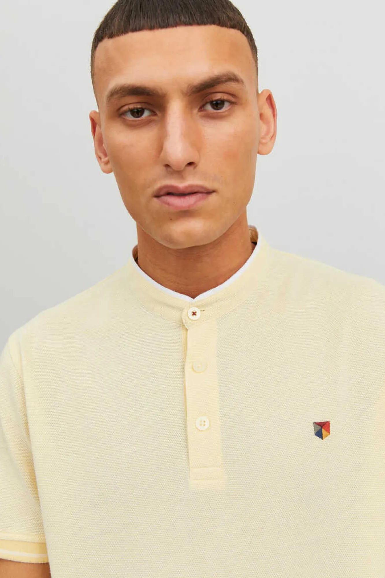 Jack & Jones Polo Gola Mao Banana Outlet