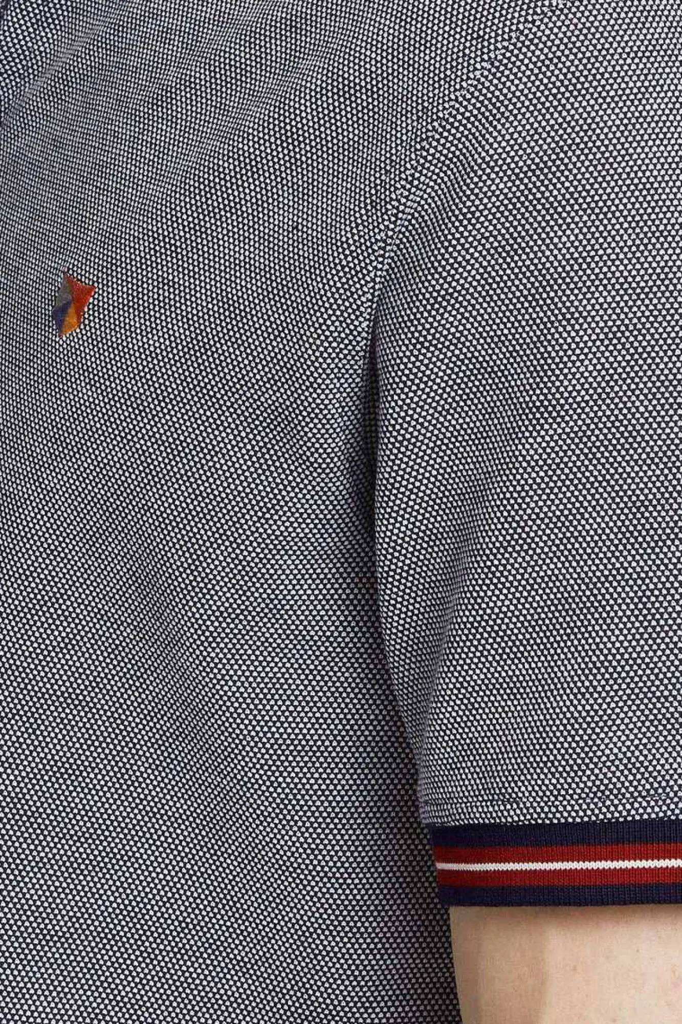 Jack & Jones Polo Gola Mao Azulado Outlet