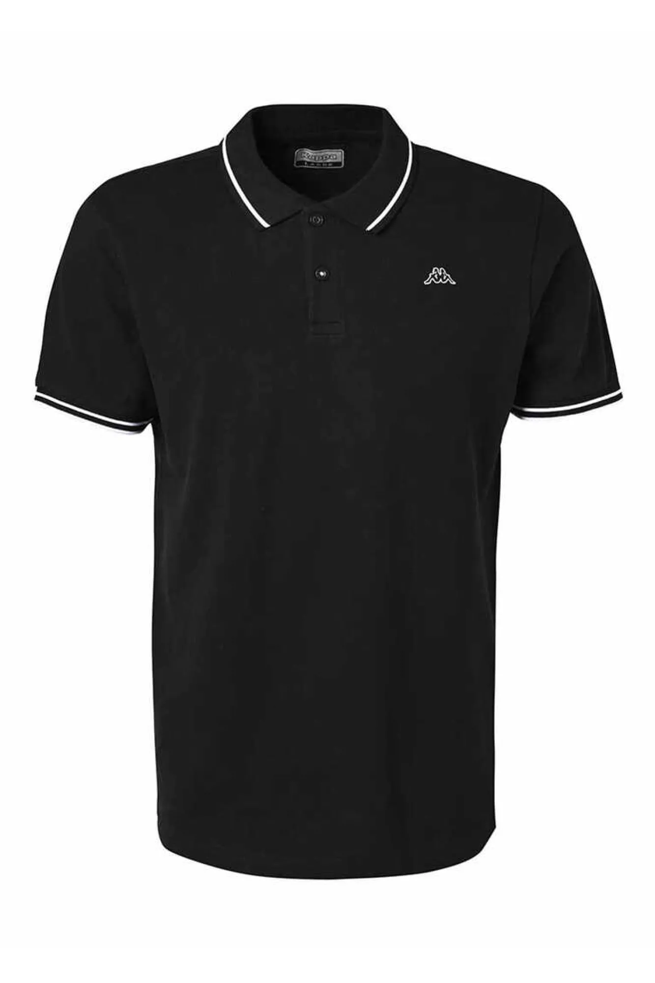 Kappa Polo Logo Preto Outlet