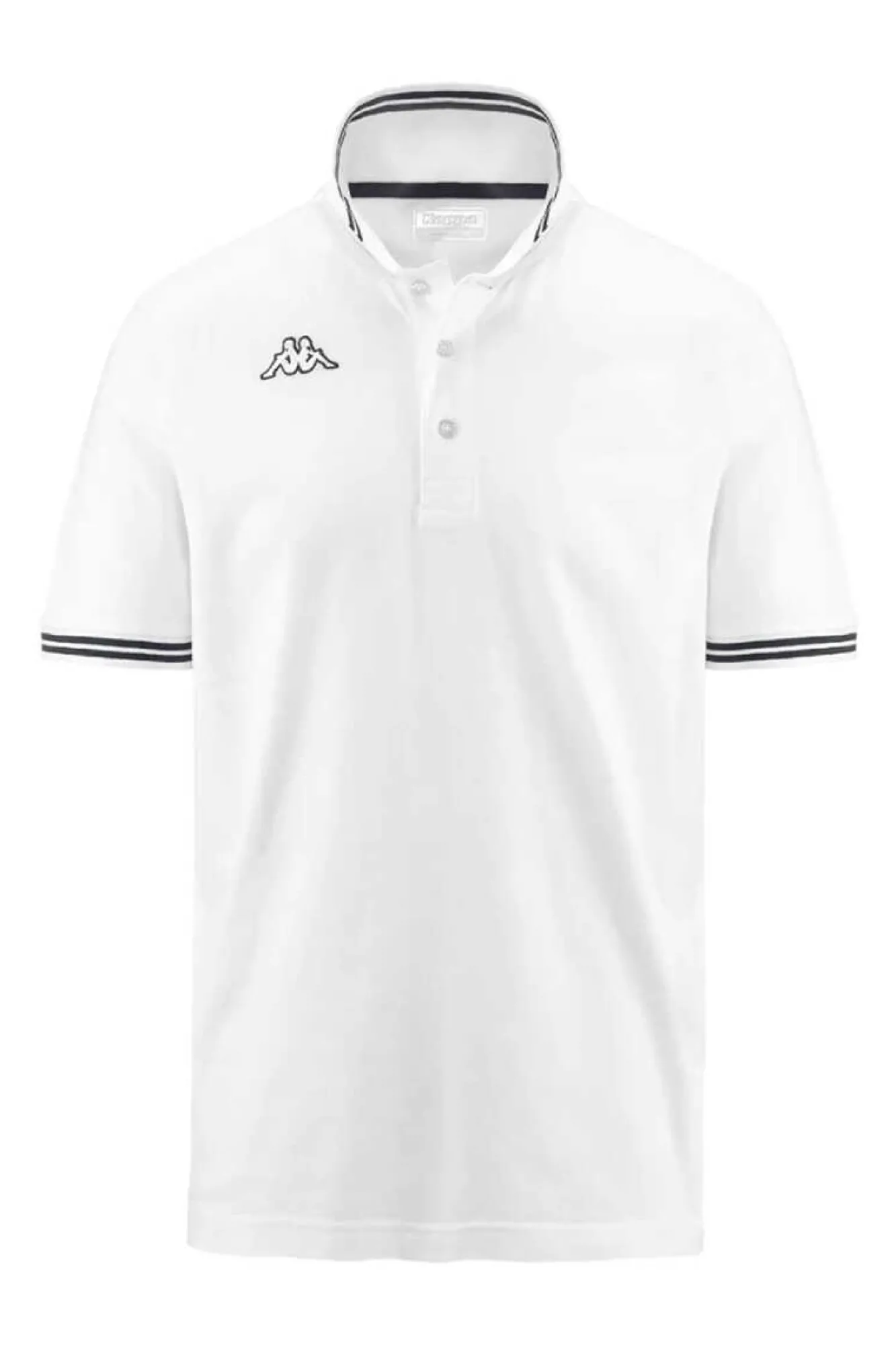Kappa Polo Logo Branco Clearance
