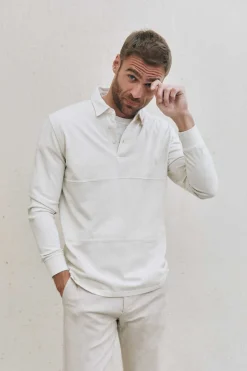 Ooto Polo Manga Comprida Tostado Sale