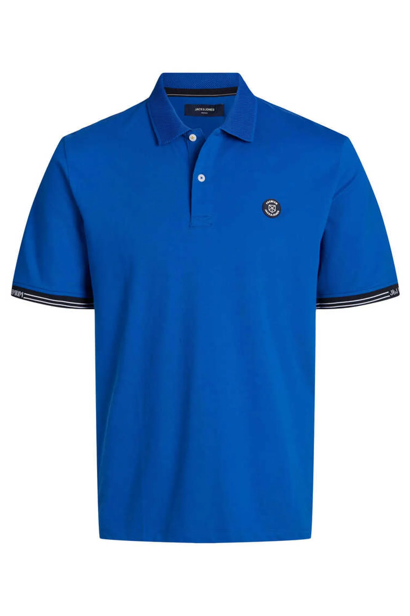Jack & Jones Polo Manga Curta Azulado Clearance