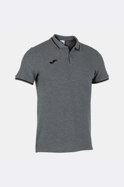 Joma Polo Manga Curta Confort Cinzento Melange Cinza Online