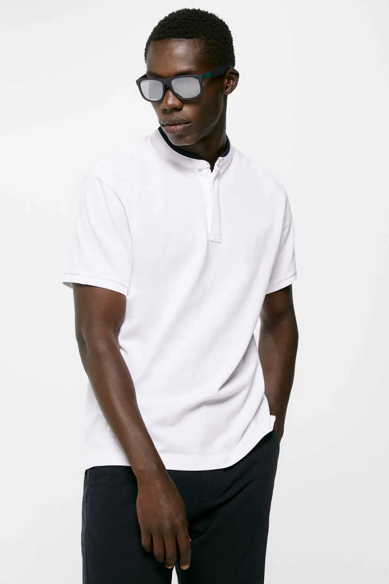 Springfield Polo Mao Slim Carcela Oculta Branco Discount