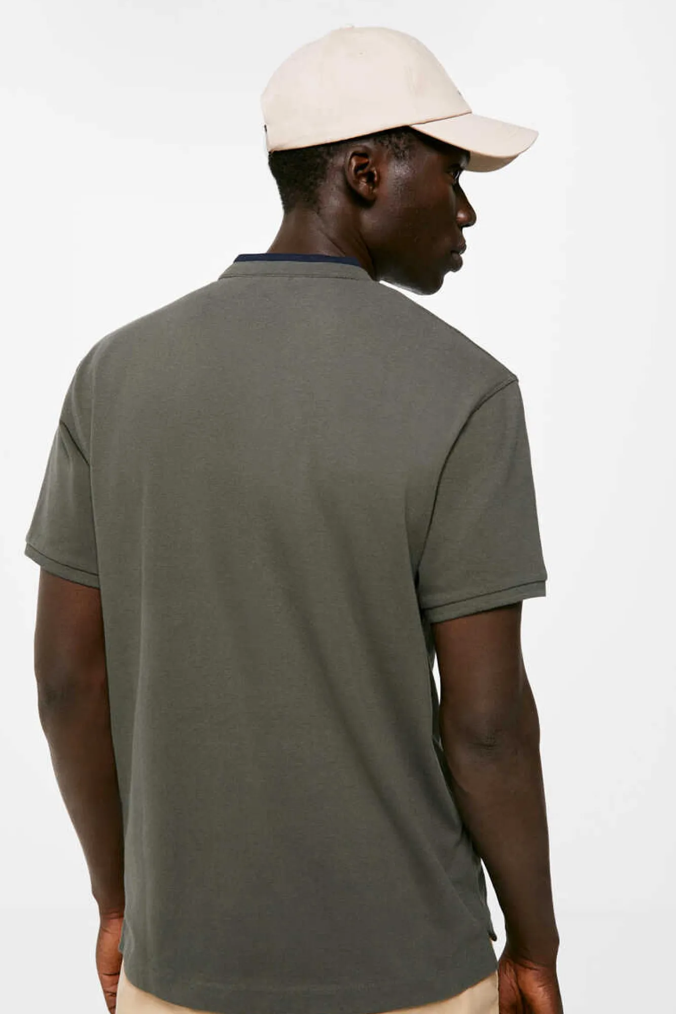 Springfield Polo Mao Slim Carcela Oculta Verde Escuro New