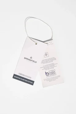 Springfield Polo Mao Slim Carcela Oculta Azul Sale