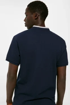 Springfield Polo Mao Slim Carcela Oculta Azul Sale