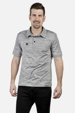 Izas Polo Oros Cinza Outlet