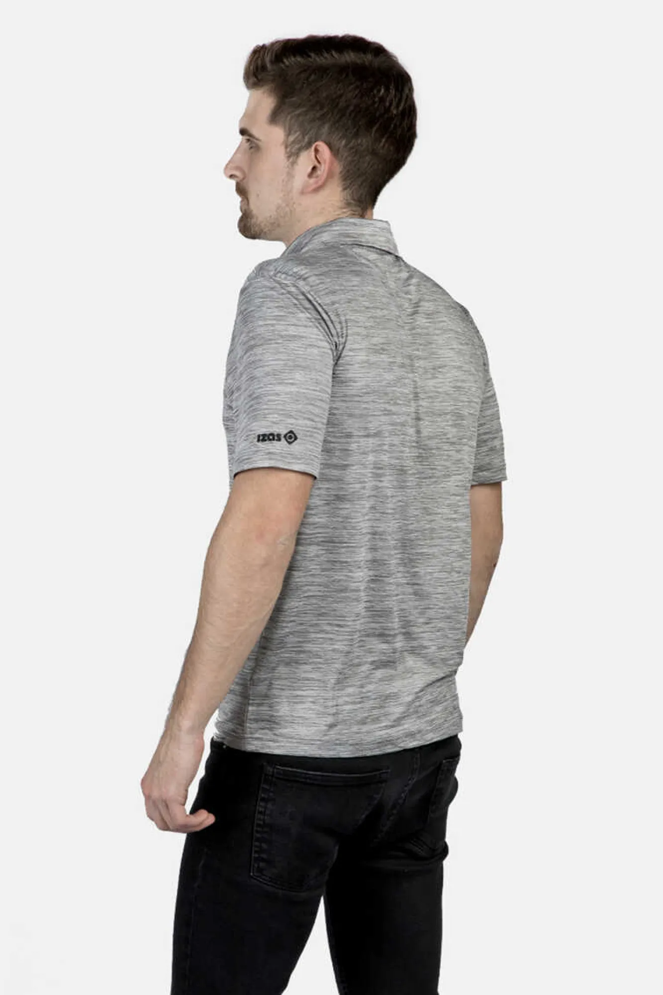 Izas Polo Oros Cinza Outlet