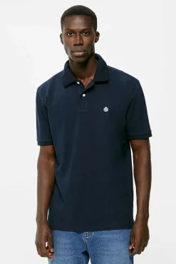 Springfield Polo Pique Basico Marinho Outlet