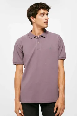 Springfield Polo Pique Basico Roxo Online