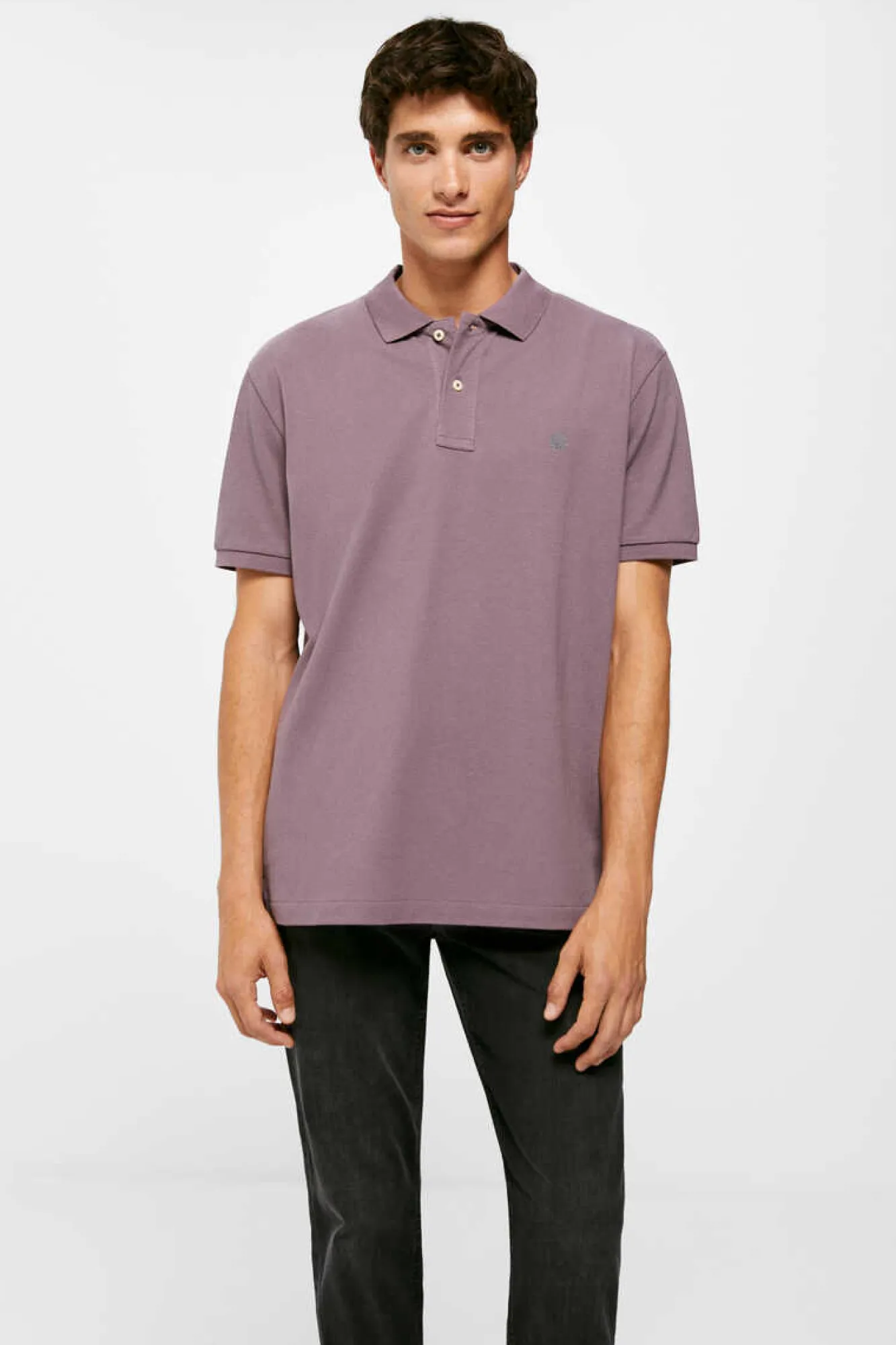 Springfield Polo Pique Basico Roxo Online