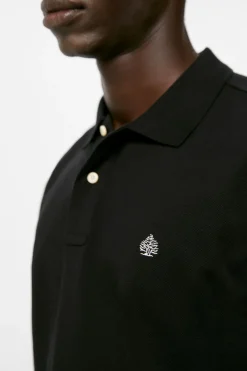 Springfield Polo Pique Basico Preto Discount