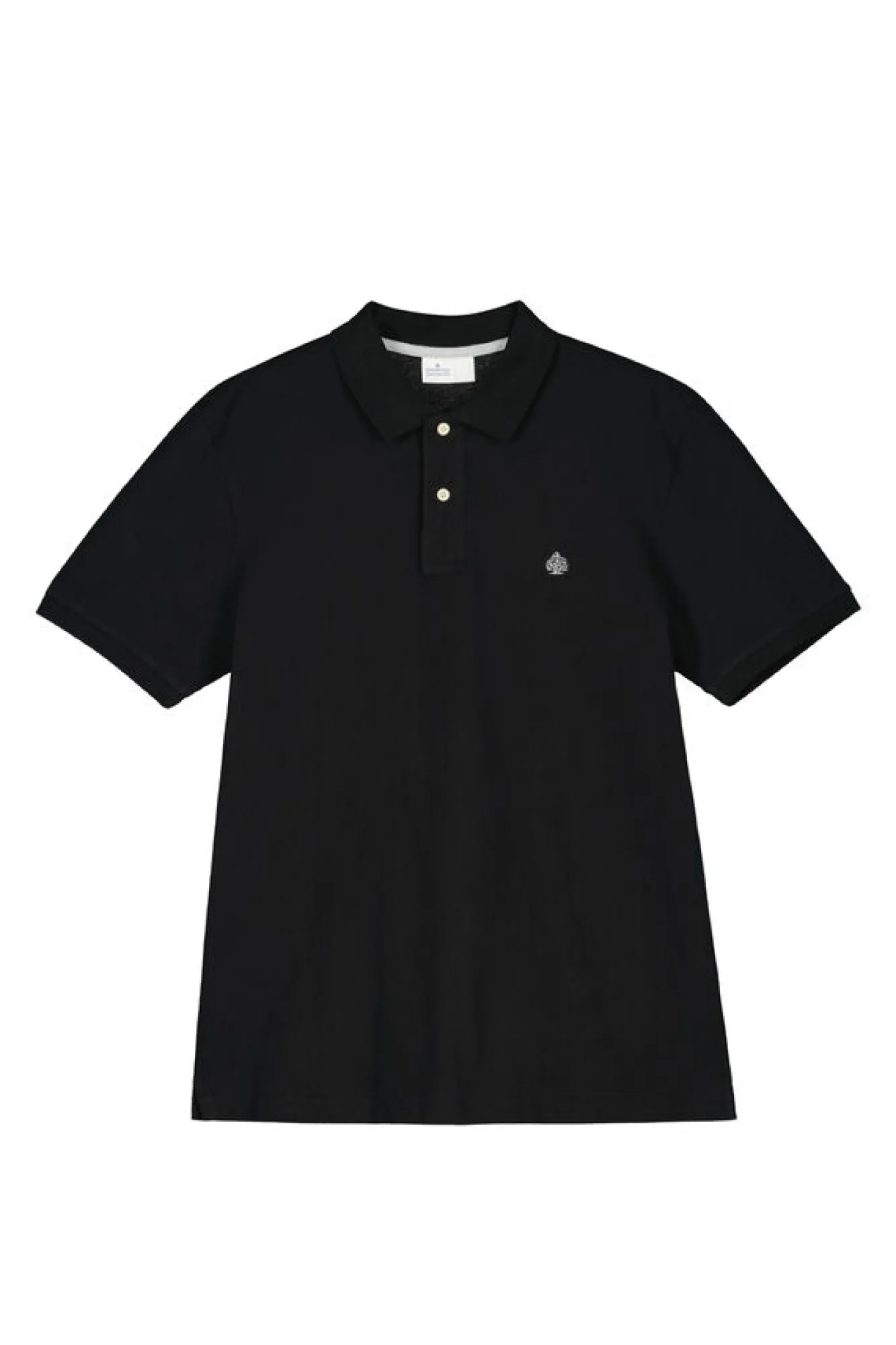 Springfield Polo Pique Basico Preto Discount