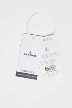 Springfield Polo Pique Basico Azul Hot