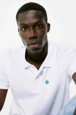 Springfield Polo Pique Basico Branco Sale