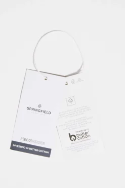 Springfield Polo Pique Basico Branco Sale