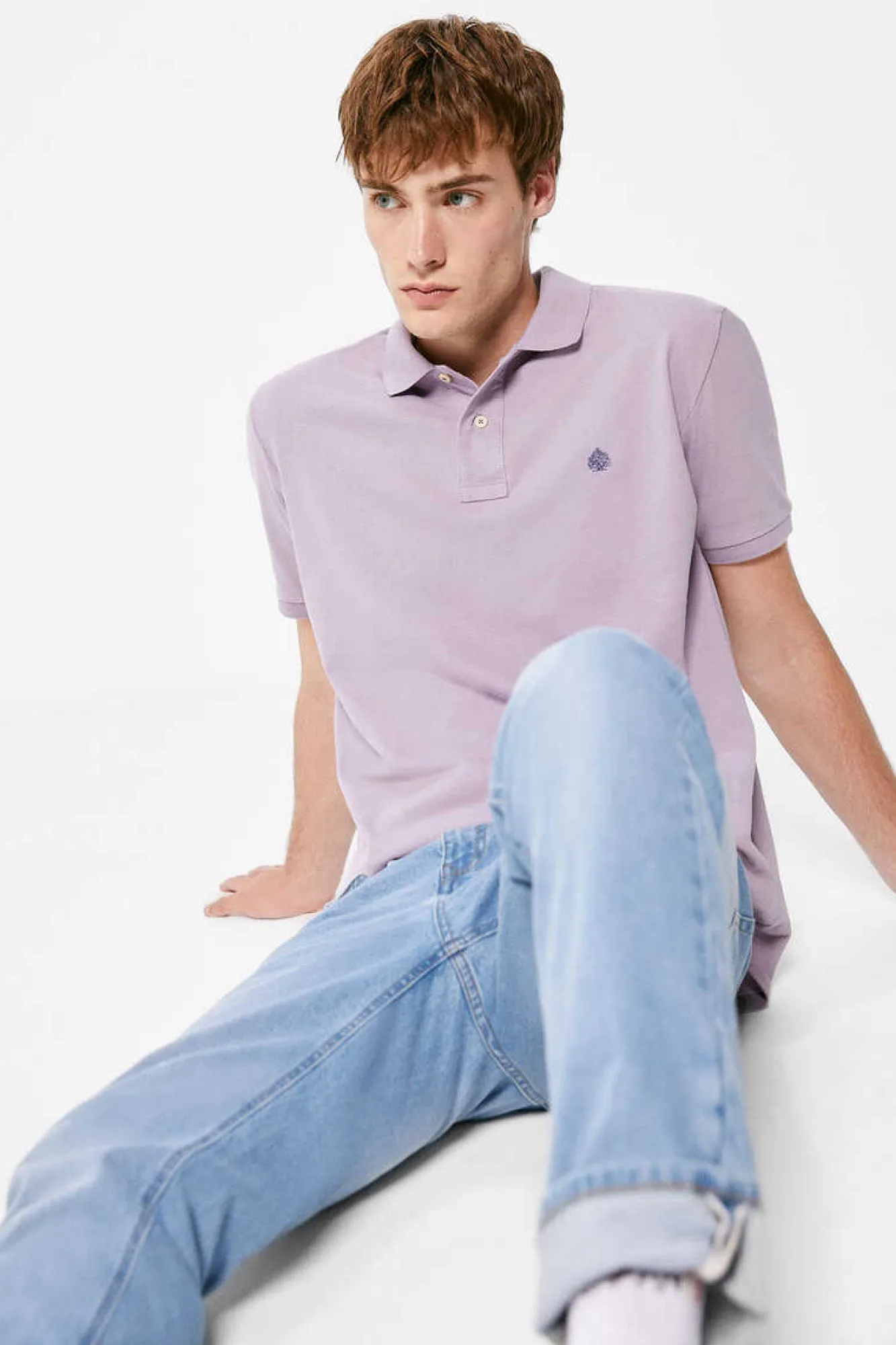 Springfield Polo Pique Basico Roxo