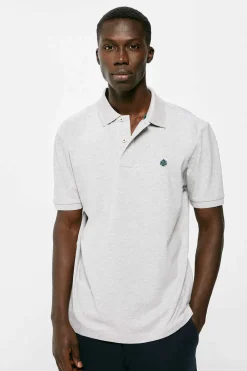 Springfield Polo Pique Basico Cinza Online