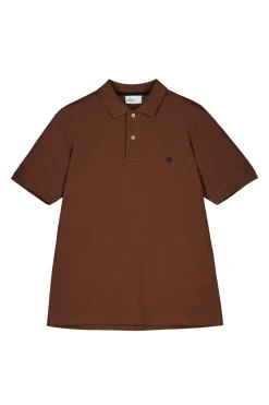 Springfield Polo Pique Basico Castanho