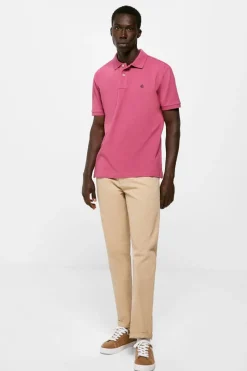 Springfield Polo Pique Basico Morango New