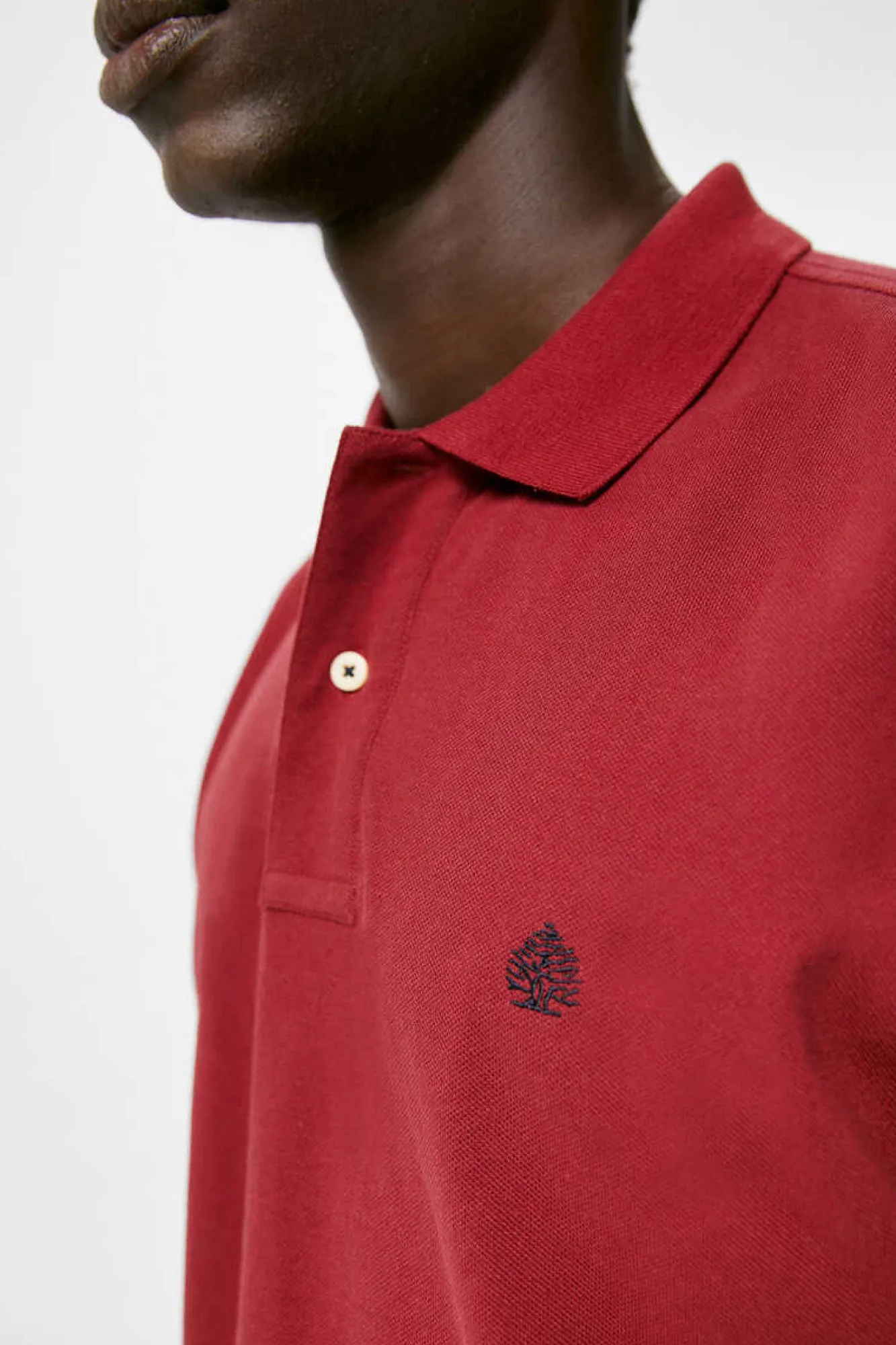 Springfield Polo Pique Basico Vermelho Real Sale