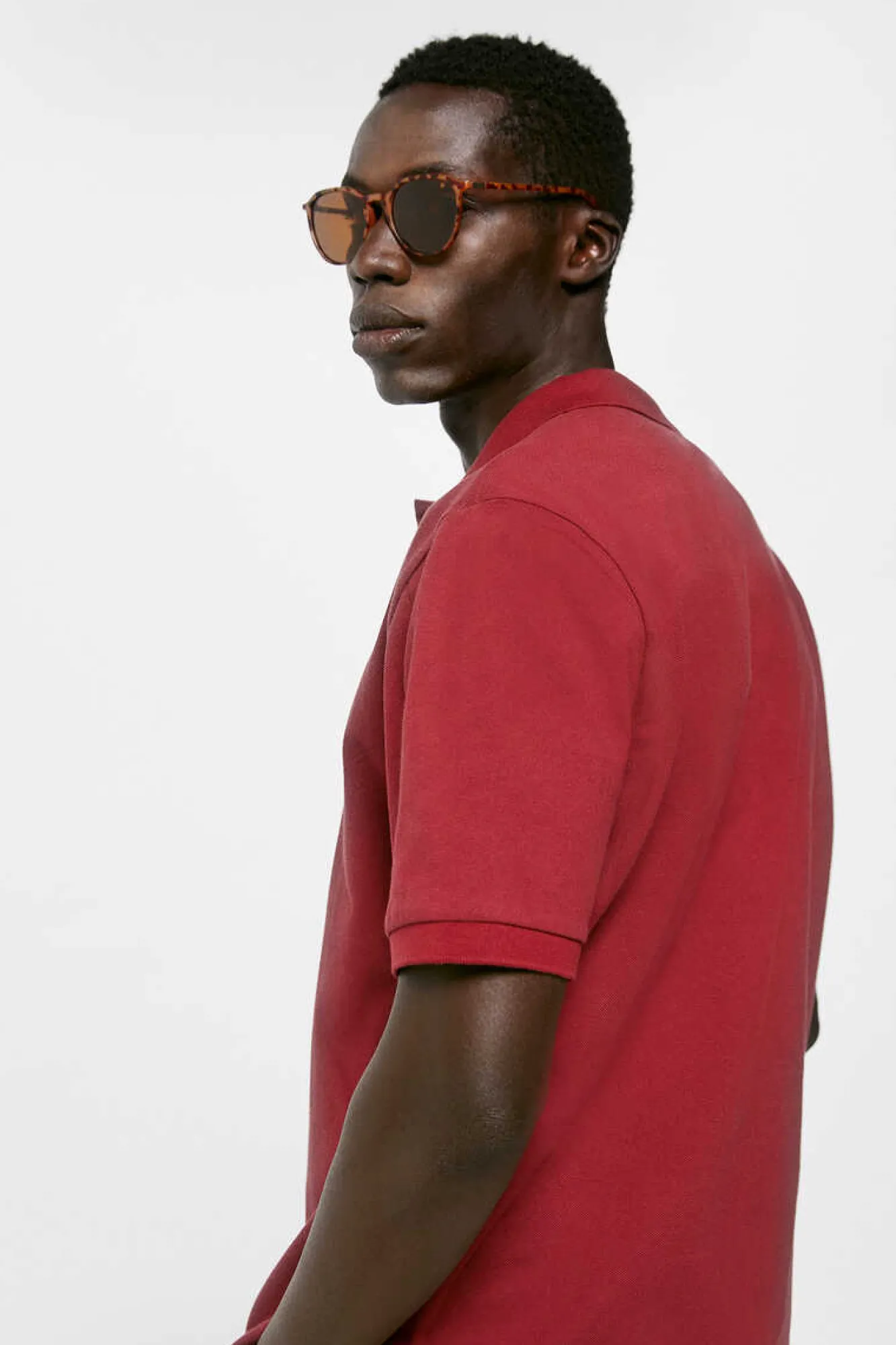 Springfield Polo Pique Basico Vermelho Real Sale